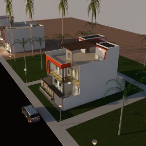 Élaboration de plans 3D terrain 150m2