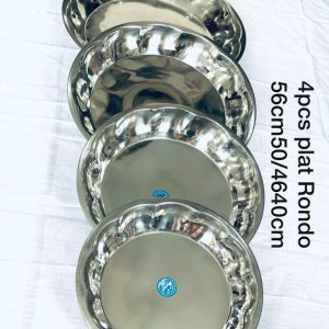 4pcs plats rond