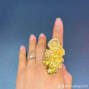 BAGUE PLAQUÉ