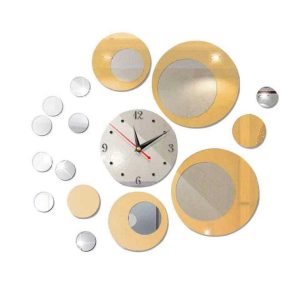 Decoration Mural horloge ensemble de 16 pieces