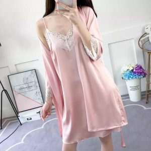 lingerie ensemble 2 pièces  robe de nuit