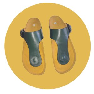 Sandales orthopédiques en cuir