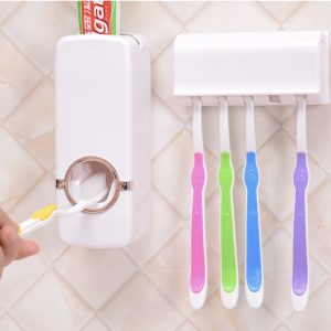 distributeur et porte-brosse à dents