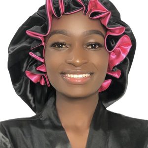 bonnet en setin double face comme sur la photo