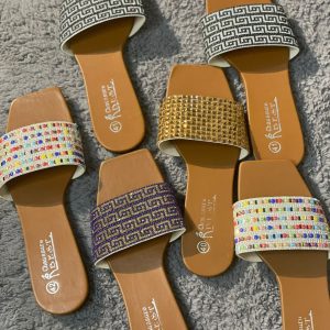 chaussures en perles