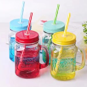 Gobelet en verre avec pipette