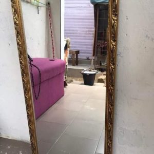 miroir avec cadre doré