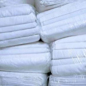 draps blans unique friperie 100% coton