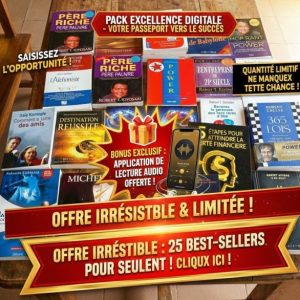 Pack +25 Livres PDF Best-Sellers +App Audio