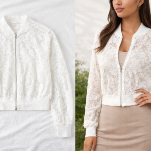 Veste en dentelle chic 🤍